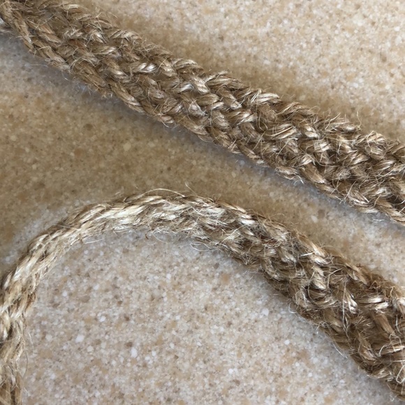 Vintage Y2K Braided Jute Boho Belt-Hippie chic - Picture 12 of 16